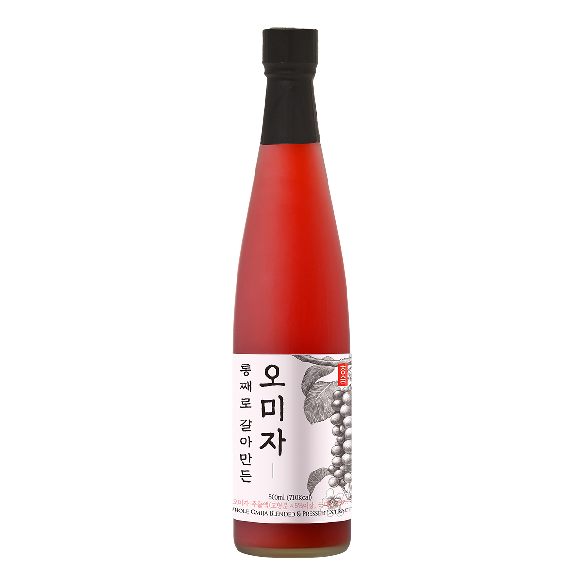 통째로 갈아만든 발효 오미자 원액 500ml
