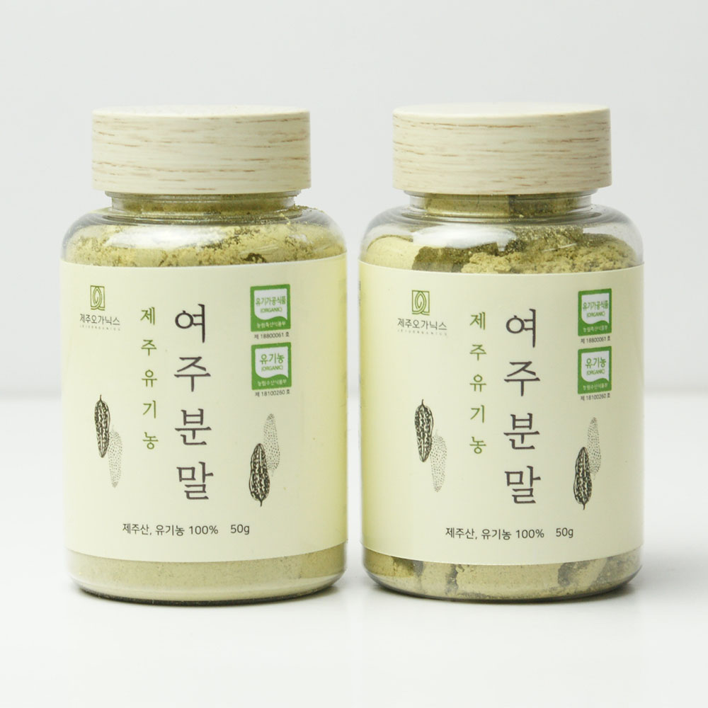 제주산 친환경 유기농 여주 분말 50g 1통 2통 3통