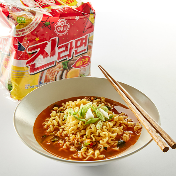 진라면 매운맛 (120G*5입 | 묶음)