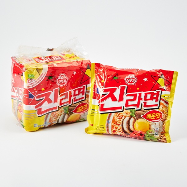 진라면 매운맛 (120G*5입 | 묶음)