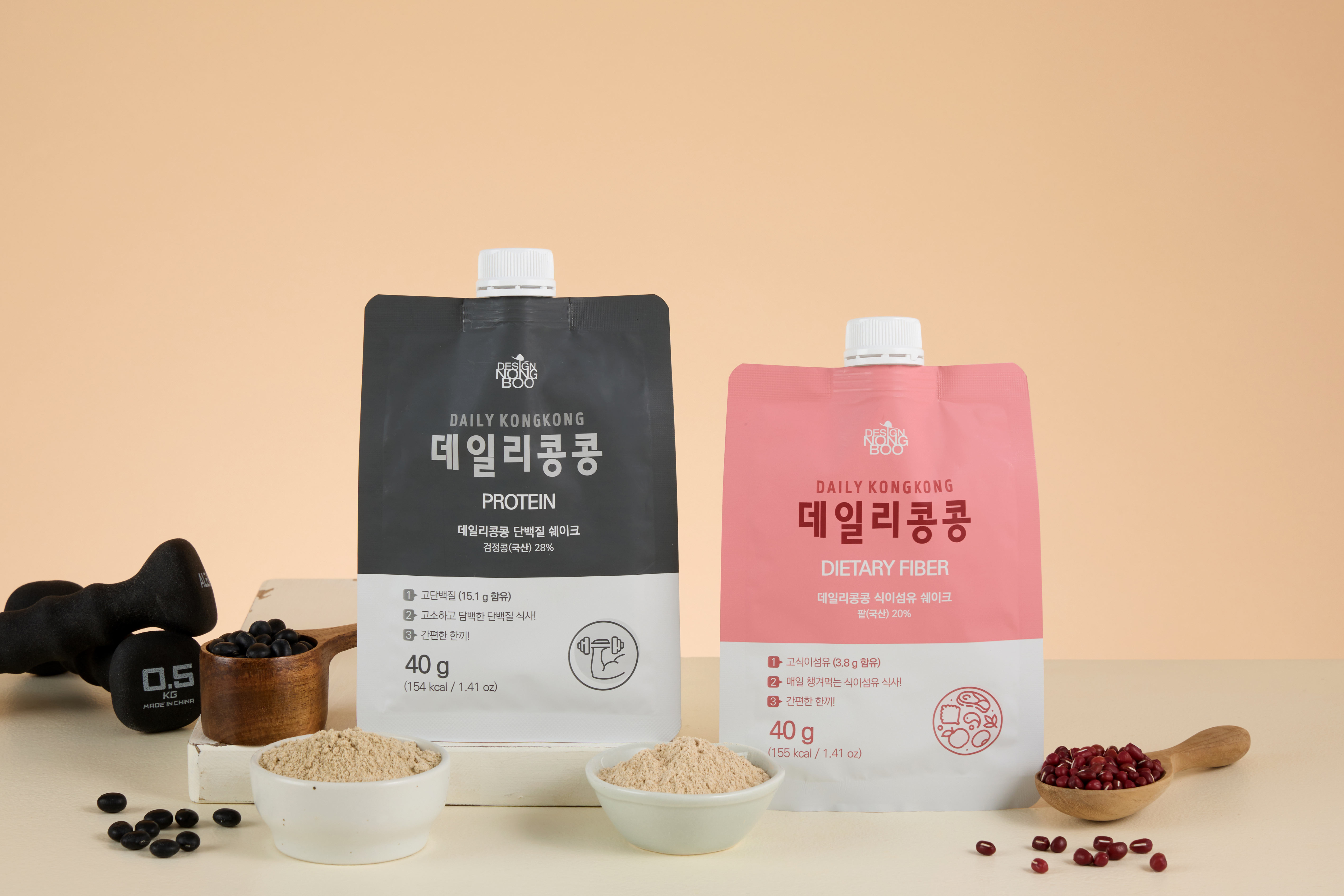[디자인농부]식사대용 간편선식 파우치 골라담기(데일리콩콩, 밀포유 등)