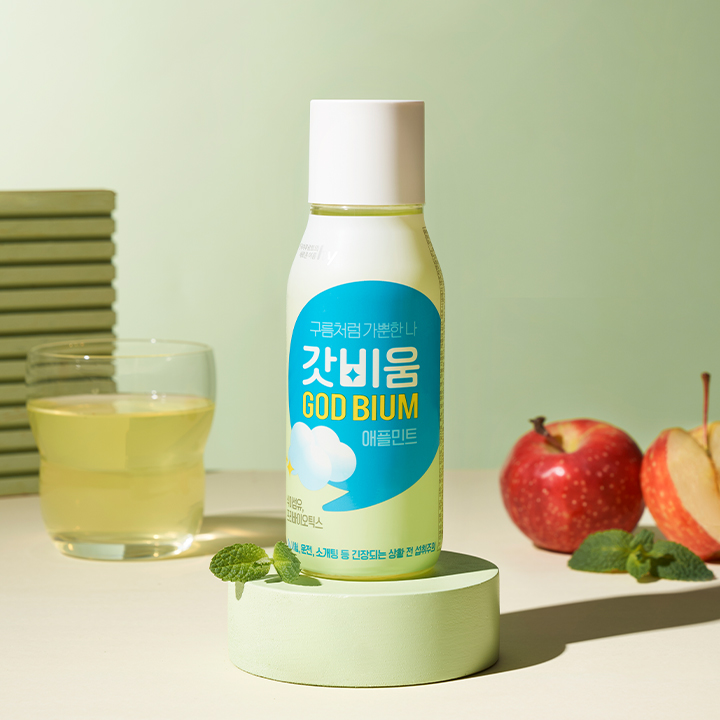 [에치와이] 한국야쿠르트 갓비움 애플민트 230ml x 12개입 대표이미지 섬네일