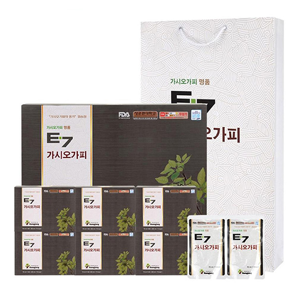 일송정 국내산 가시오가피 두충 칡뿌리 액상 건강즙 70ml*30포 쇼핑백 증정
