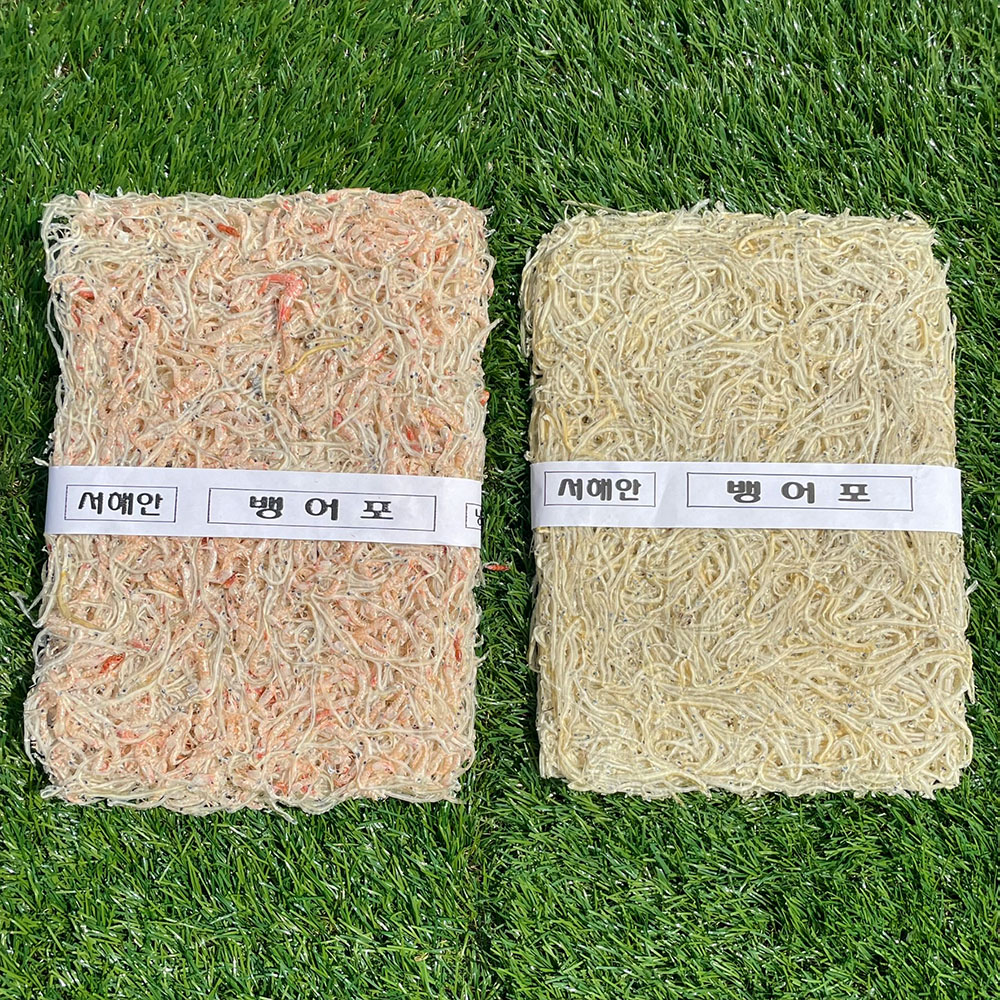 서해안 햇 보리새우 섞인 뱅어포 10장