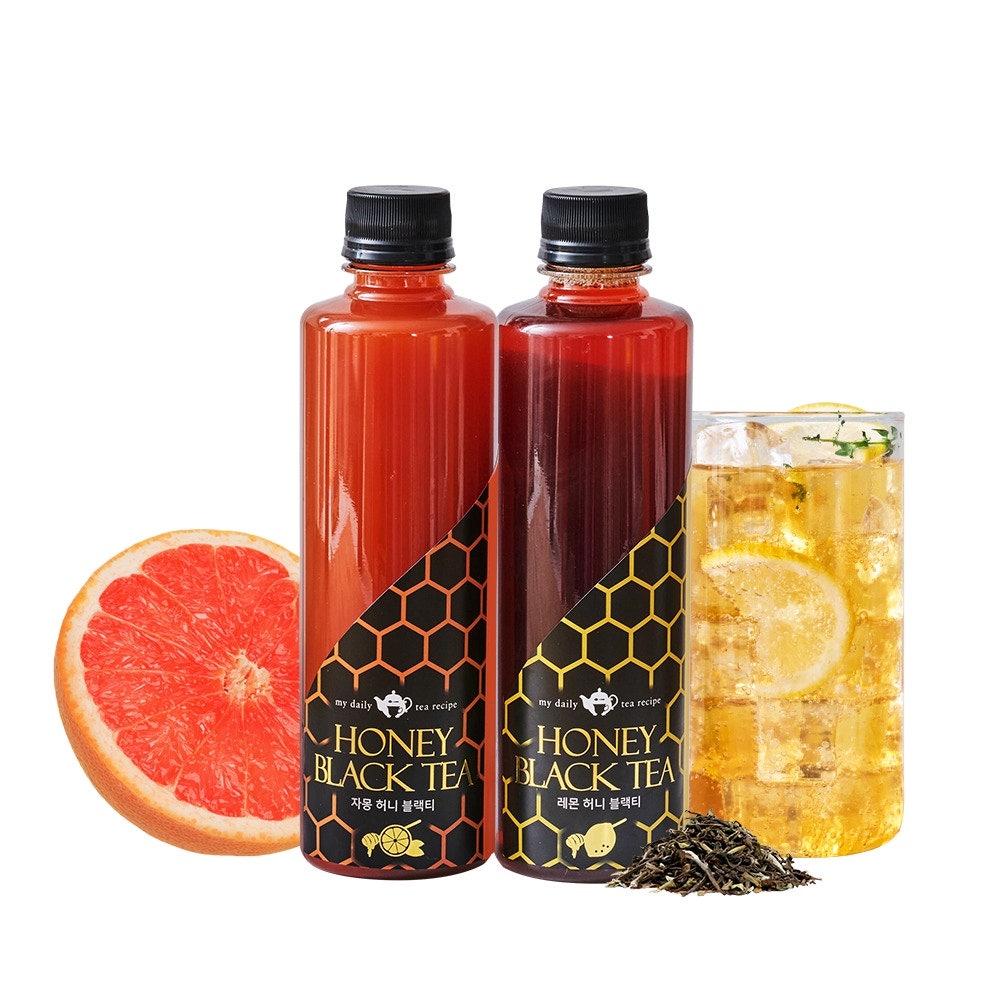[티바인] 자몽/레몬 허니 블랙티  400ml 대표이미지 섬네일