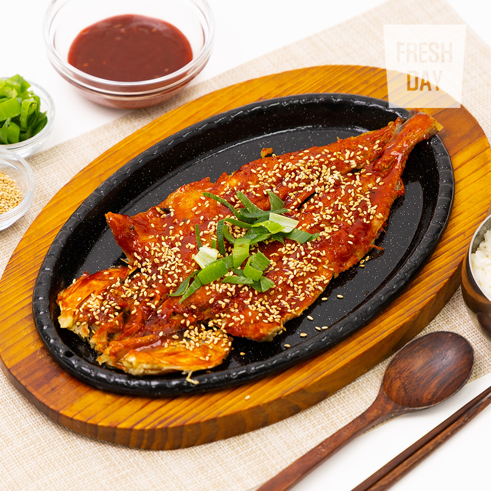 비건 소스 강원도 대관령 눈마을 황태 양념구이 2미 (440g)