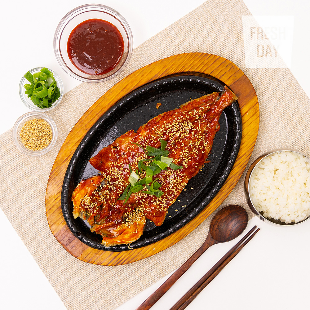 비건 소스 강원도 대관령 눈마을 황태 양념구이 2미 (440g)