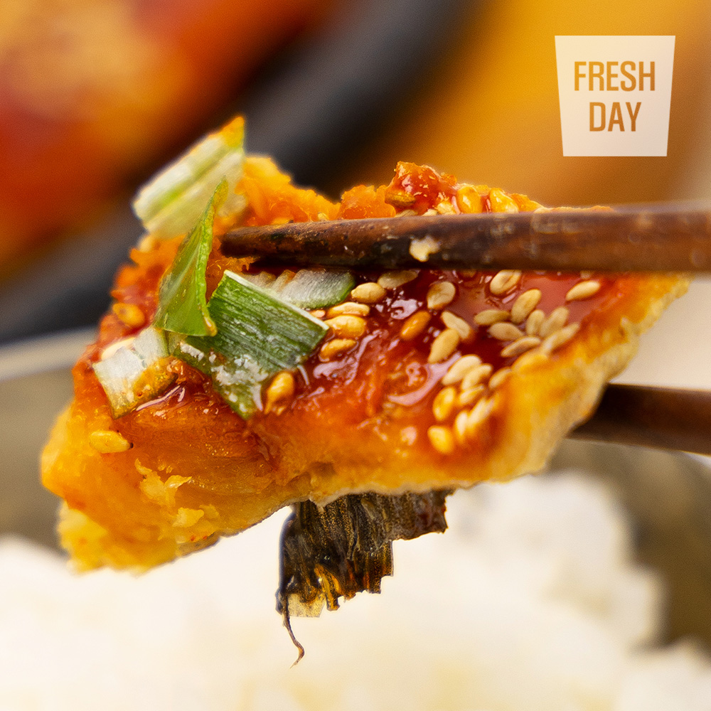 비건 소스 강원도 대관령 눈마을 황태 양념구이 2미 (440g)