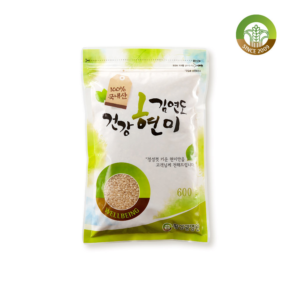 [김연도혼합곡] 증산왕 김연도 웰빙 현미 600g x 8봉 대표이미지 섬네일