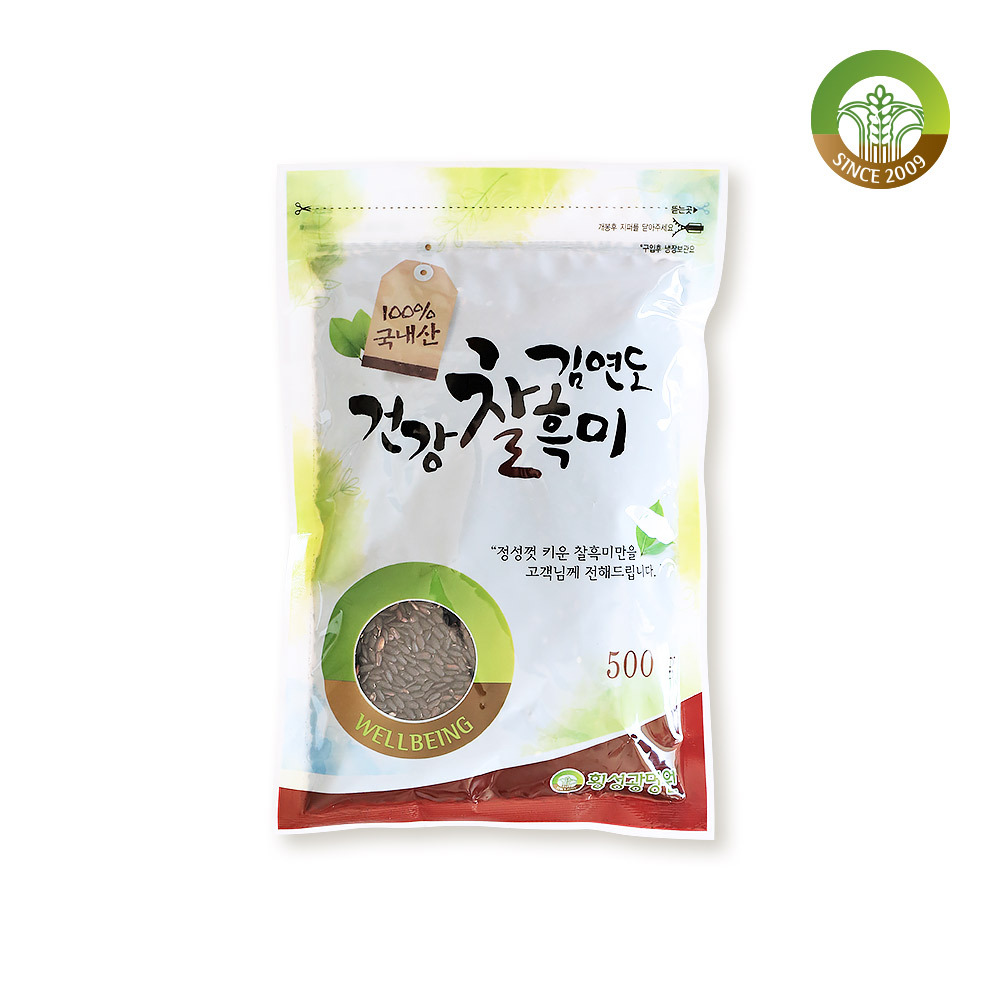 [김연도혼합곡] 증산왕 김연도 웰빙 찰흑미 500g x 8봉 대표이미지 섬네일