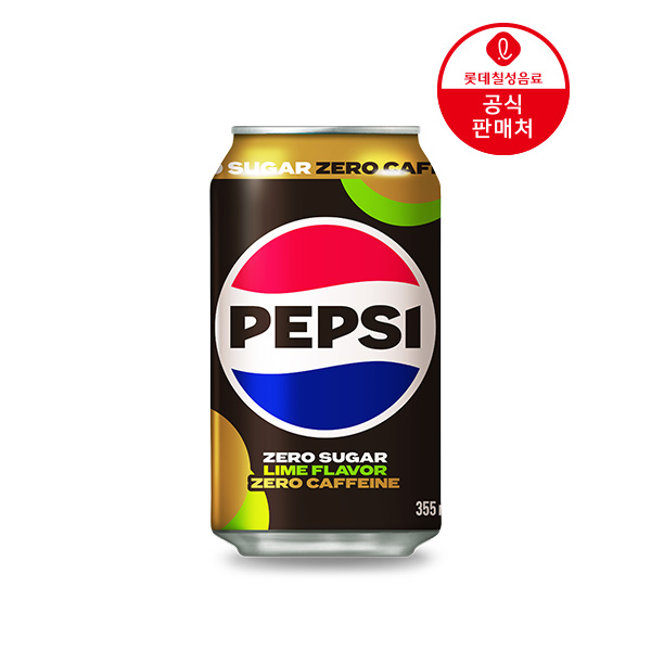 [롯데칠성] 펩시 제로 라임향 제로카페인 355ml*24캔