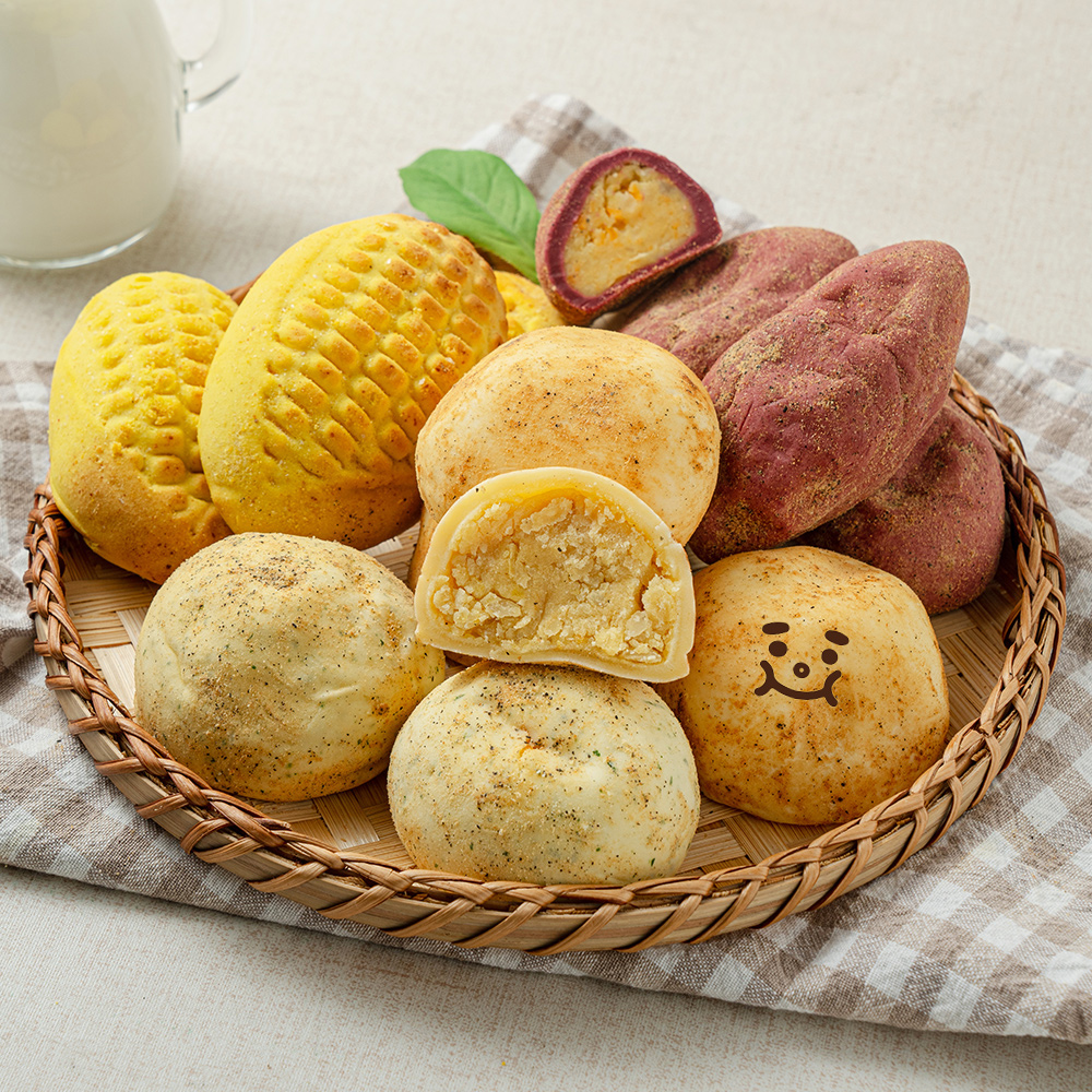 원조 감자빵 10개입 아침대용 국내산 감자 구황작물빵 치즈감자빵 고구마빵 옥수수빵 냉동 택배