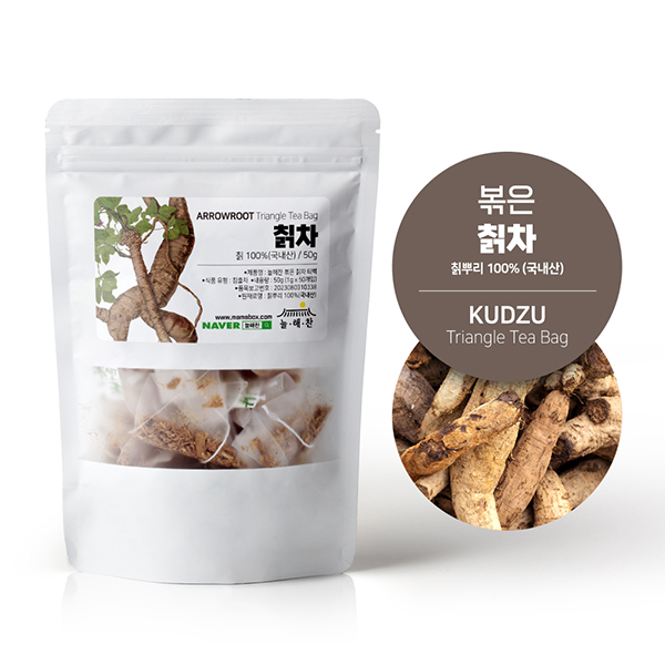늘해찬 국내산 볶은 칡차 삼각티백(1g x 50티백)