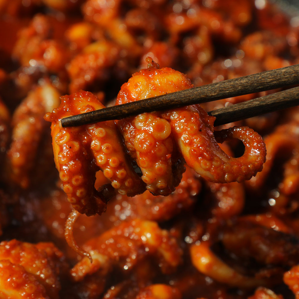 쫄깃하고 맵싹한 조방앞 양념쭈꾸미 300G 3팩+1팩 총 4팩