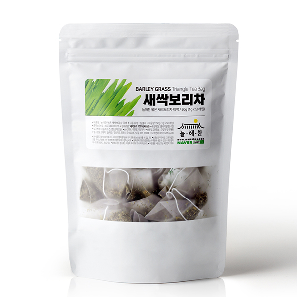 늘해찬 국내산 볶은 새싹보리차 삼각티백 (1g x 50티백)
