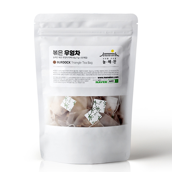늘해찬 국내산 볶은 우엉차 삼각티백 (1g x 50티백)