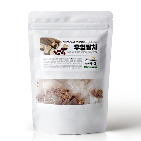 늘해찬 국내산 볶은 우엉팥차 삼각티백 (1g x 50티백)