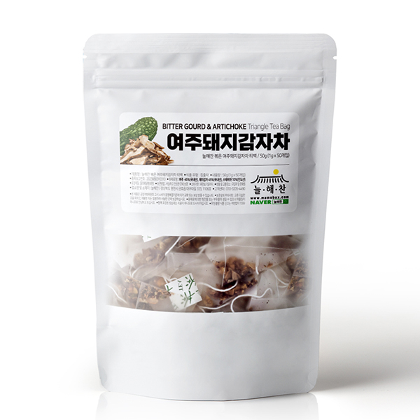 늘해찬 볶은 여주돼지감자차 삼각티백 (1g x 50티백)