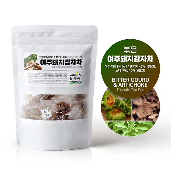 늘해찬 볶은 여주돼지감자차 삼각티백 (1g x 50티백)