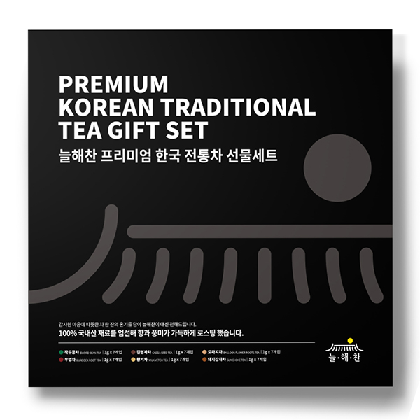 늘해찬 국내산 프리미엄 티백차 선물세트 (6종 x 7티백)