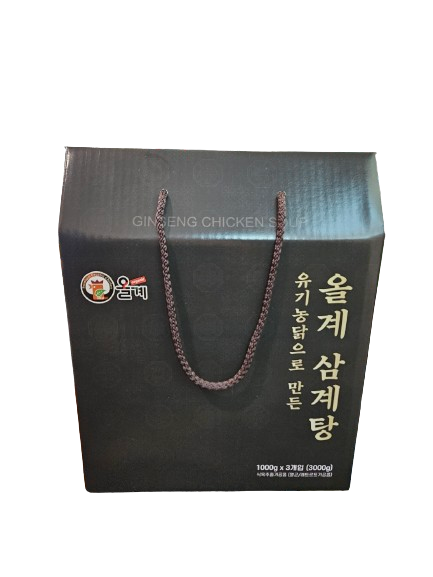 올계삼계탕 1Kg X 3개 세트 [유기가공식품 70% 인증]