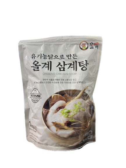 올계삼계탕 1Kg X 3개 세트 [유기가공식품 70% 인증]