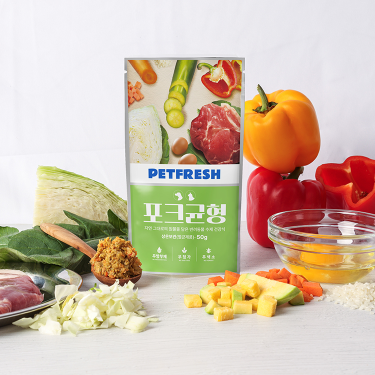 [펫] 프리미엄 반려동물 건강식 펫반 눈물/알레르기/신장췌장질환/아토피에 효과적인 무방부제 무첨가 케어 식단!