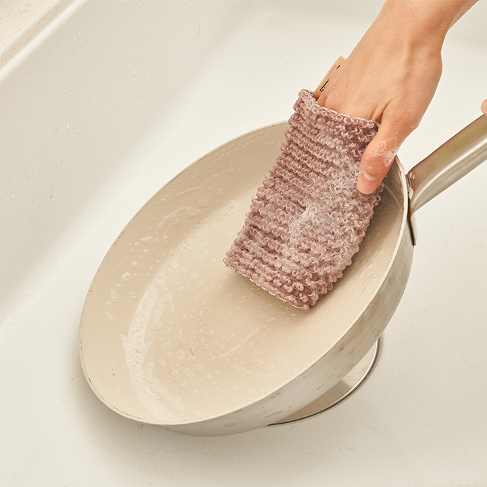 씨유순 구리 수세미 2종 세트-구리항균 그물망사 수세미 2P & 구리사 손잡이형 버블 수세미 2P