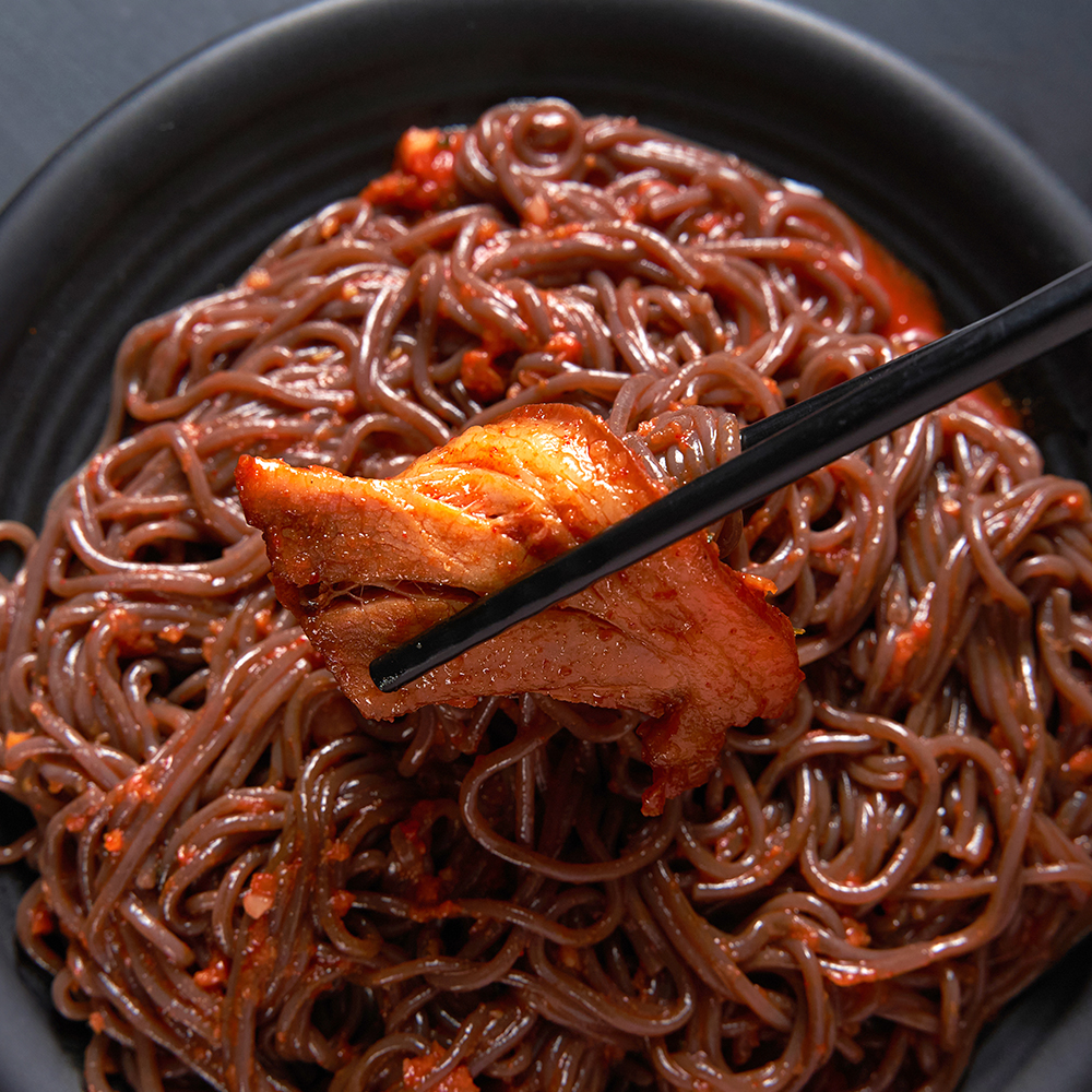 [호시절밀키트] 국내산 순살 매운불족발+막국수 꿀조합 맛도리 세트