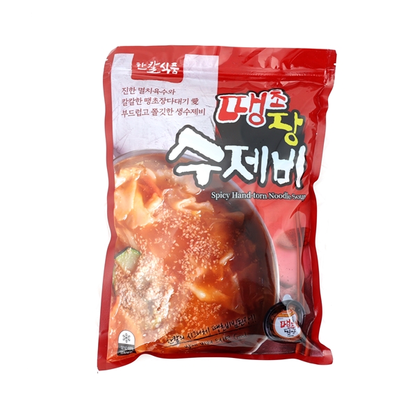 한칼 찐멸치 수제비 밀키트 1270g 1인분 1팩+사은품 땡초비빔된장 40g