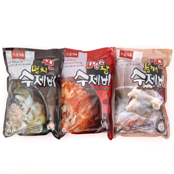 한칼 찐멸치 수제비 밀키트 1270g 1인분 1팩+사은품 땡초비빔된장 40g