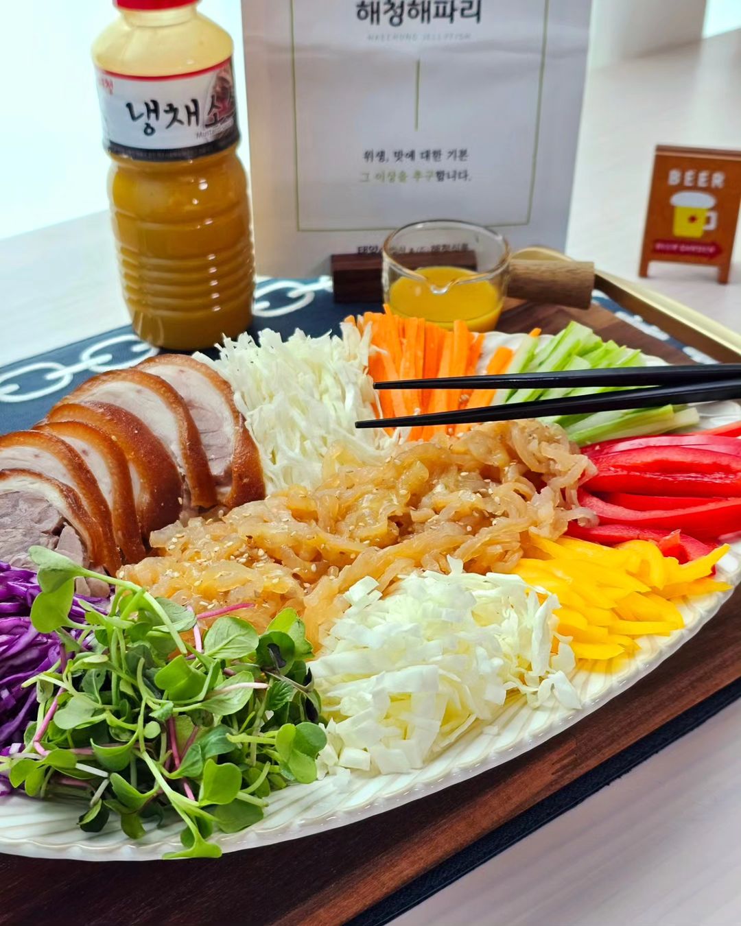 꼬들 해파리 냉채 족발 200g 즉석 해파리 65g