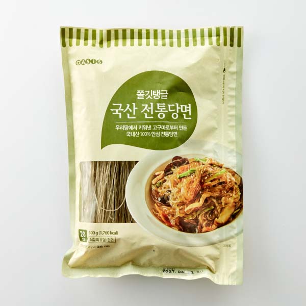 쫄깃탱글 국산 전통당면(500g)