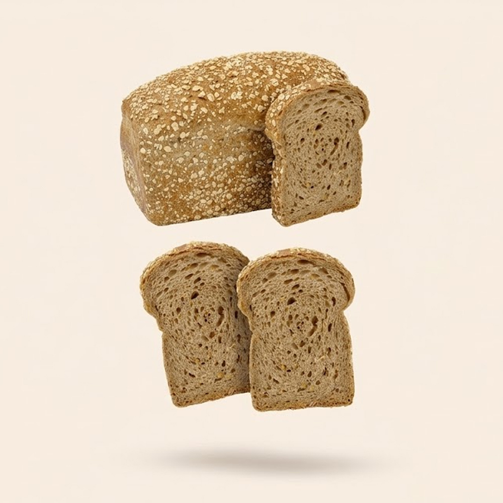 비건 통밀식빵, 통밀잡곡식빵 (흰밀x) 100% 통밀 사용