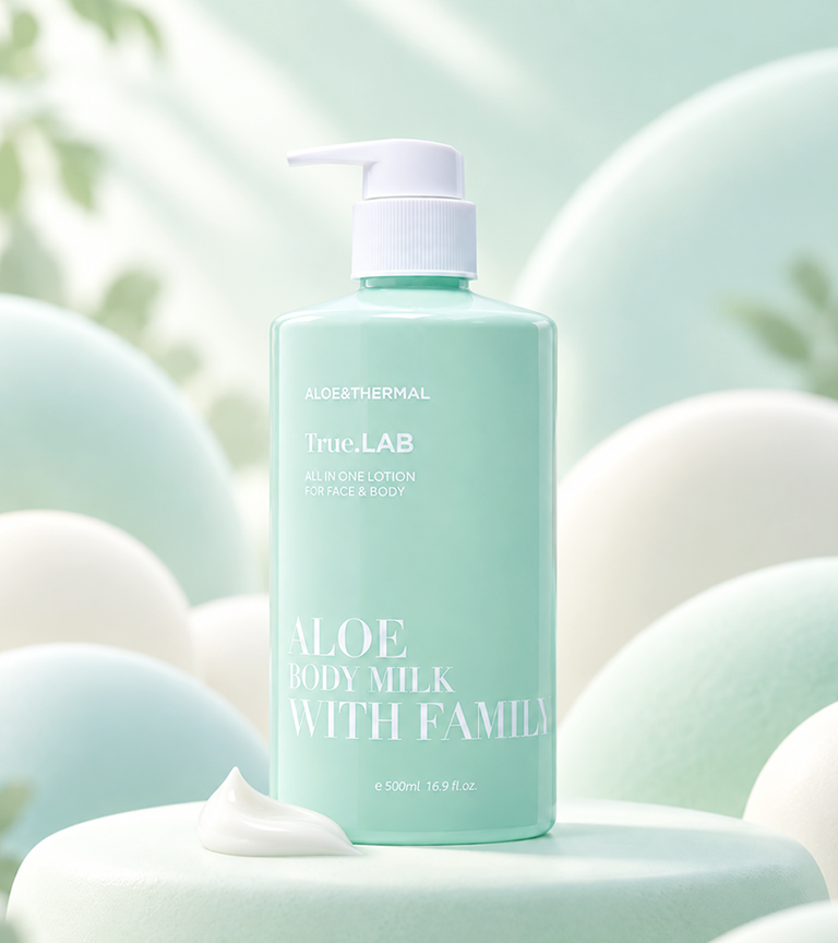 정직한실험실 알로에 바디 밀크 위드 패밀리 500ml