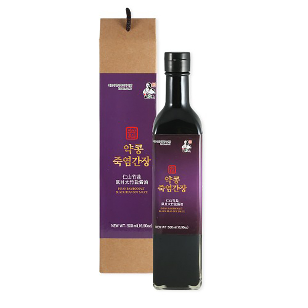 인산죽염 서목태 약콩 죽염간장 [500ml]