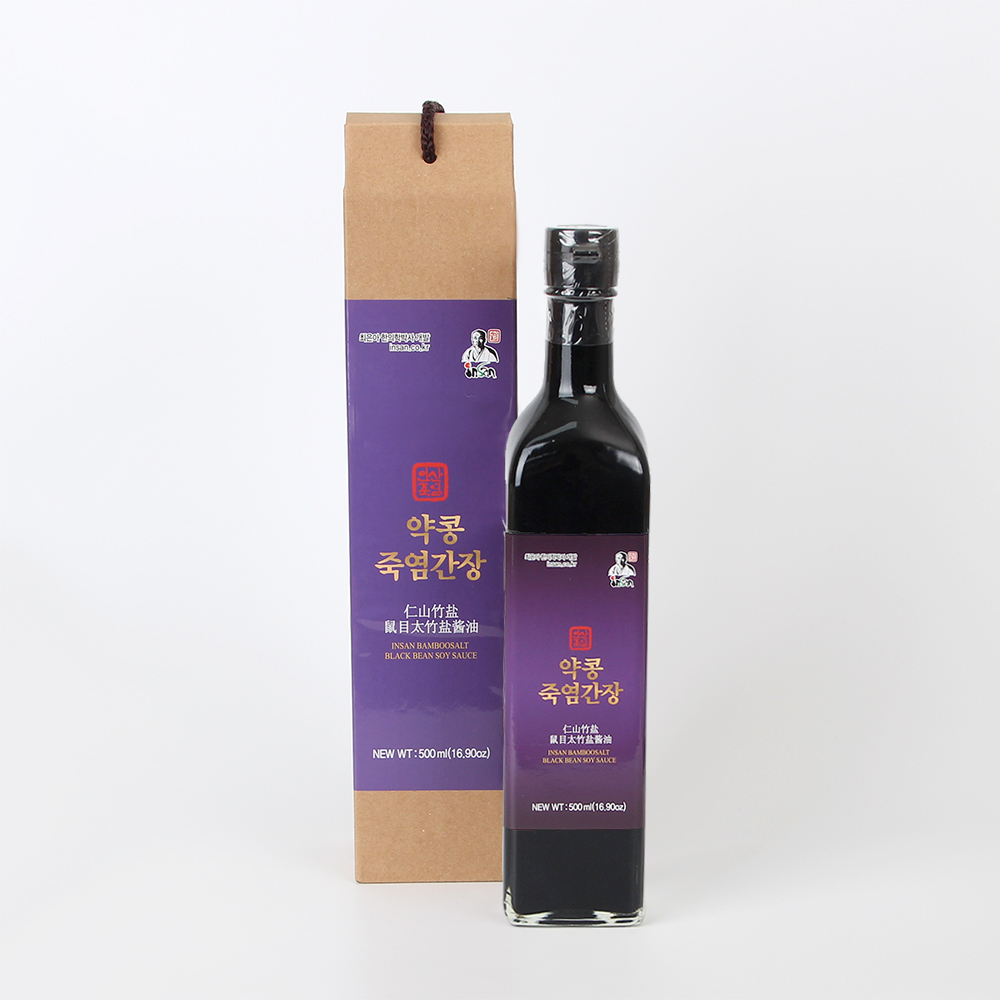 인산죽염 서목태 약콩 죽염간장 [500ml]