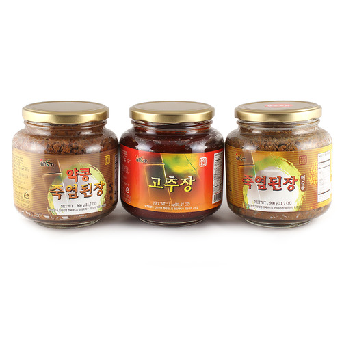 인산죽염 서목태 약콩 죽염된장 [900g]