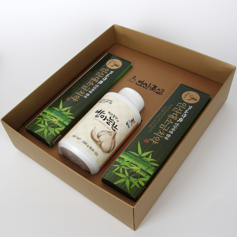 인산죽염 밭마늘환 치약 선물세트 6-1호