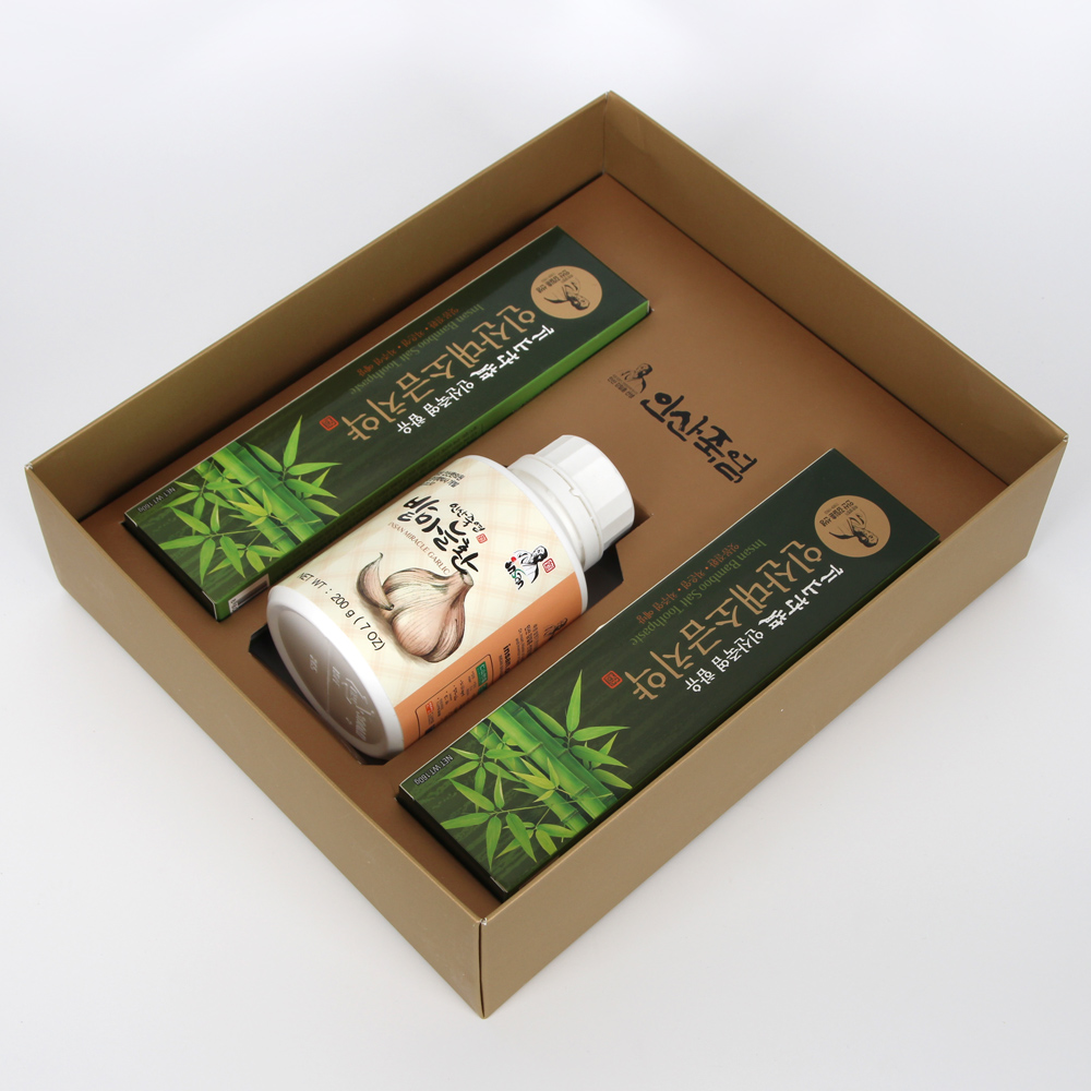 인산죽염 밭마늘환 치약 선물세트 6호