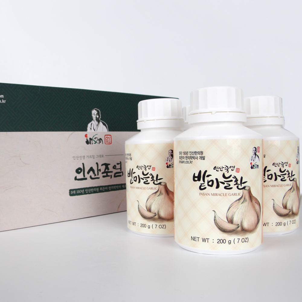 인산죽염 밭마늘환 선물세트 [200g 4개]