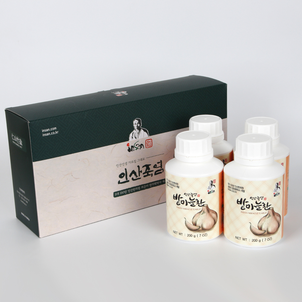 인산죽염 밭마늘환 선물세트 [200g 4개]