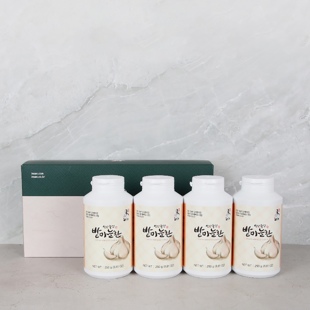 인산죽염 밭마늘환 선물세트 [250g 4개]