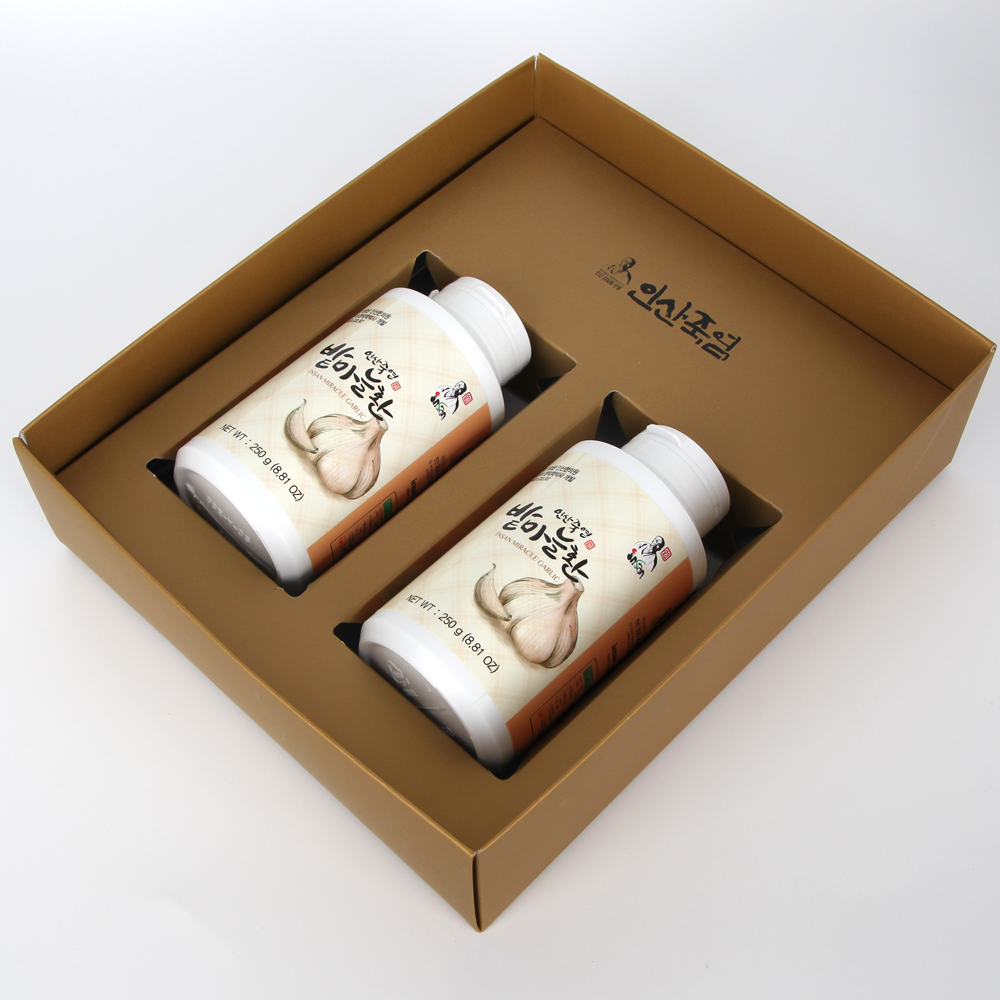 인산죽염 밭마늘환 선물세트 [250g 2개]