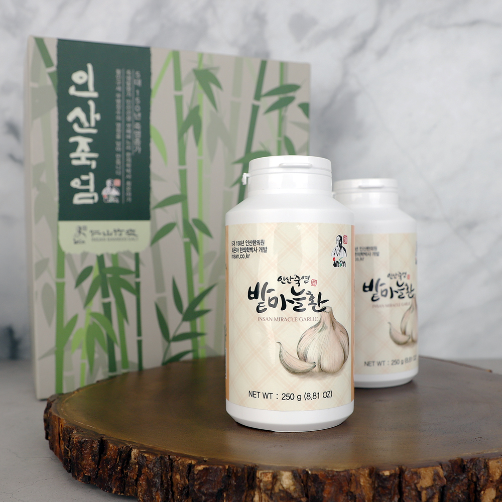 인산죽염 밭마늘환 선물세트 [250g 2개]