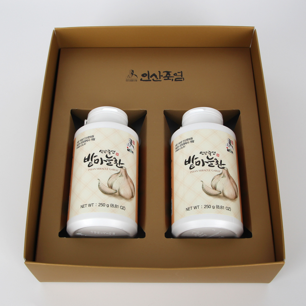 인산죽염 밭마늘환 선물세트 [250g 2개]