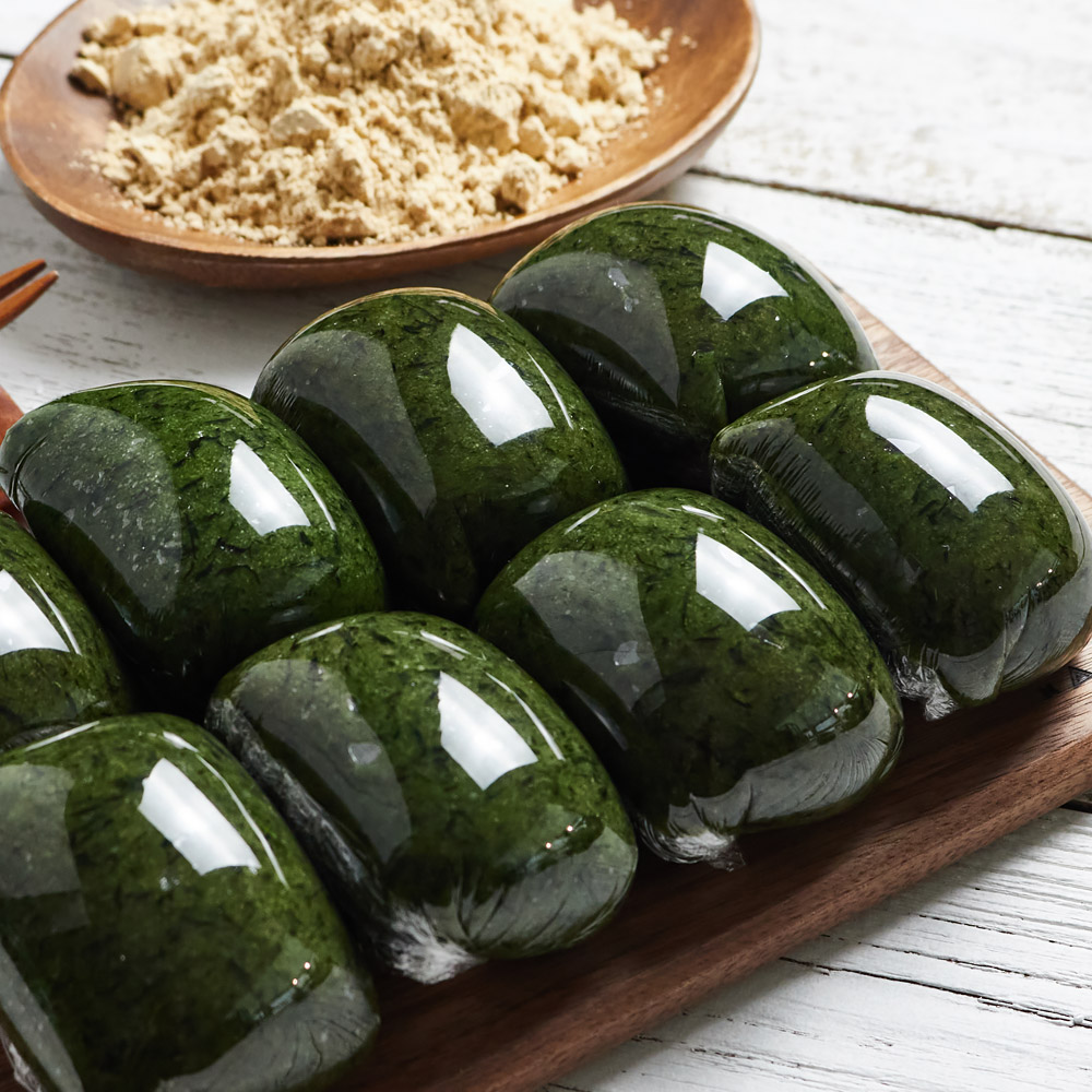 당일생산 해풍맞은 쑥인절미 20개 2kg 개별포장 콩가루증정 대표이미지 섬네일