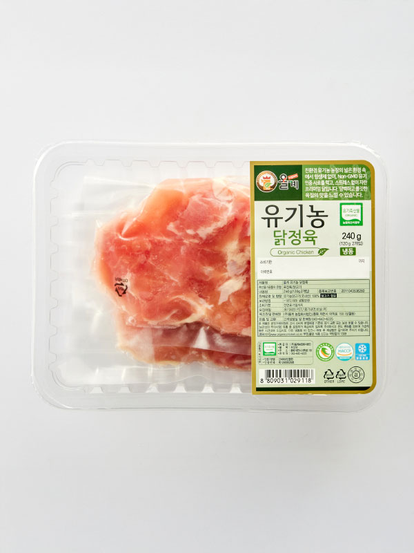 유기농 닭다리살 (정육/240g)