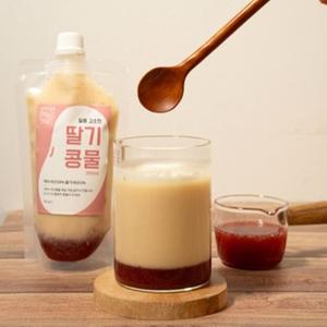 [정담두부집] 고소함이 가득한 딸기콩물 200ml 5팩 대표이미지 섬네일