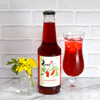 문경 자연미소 오미자청 원액 700ml 1병 대표이미지 섬네일